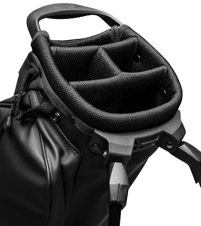 Sunday Golf El Camino S-Class Stand Golf Bag - Black Vegan Leather