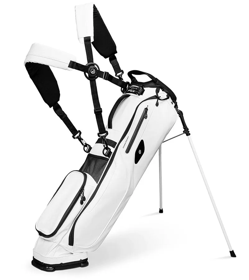 Sunday Golf El Camino S-Class Stand Golf Bag - White Vegan Leather