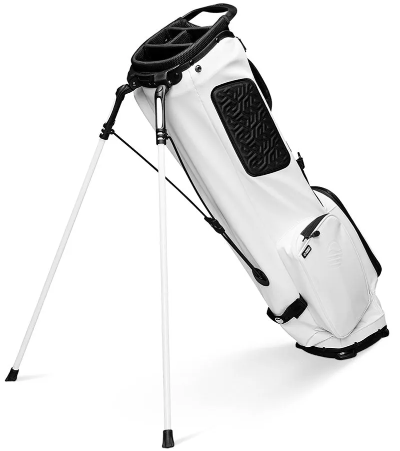 Sunday Golf El Camino S-Class Stand Golf Bag - White Vegan Leather