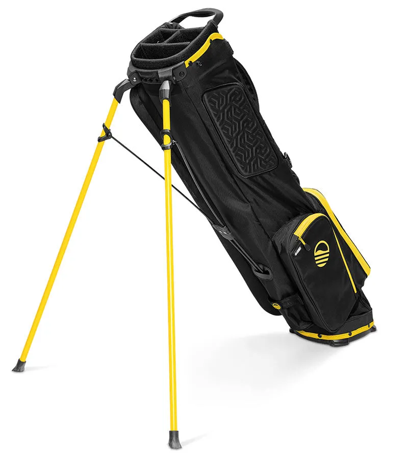 Sunday Golf El Camino Stand Golf Bag - Black & Yellow