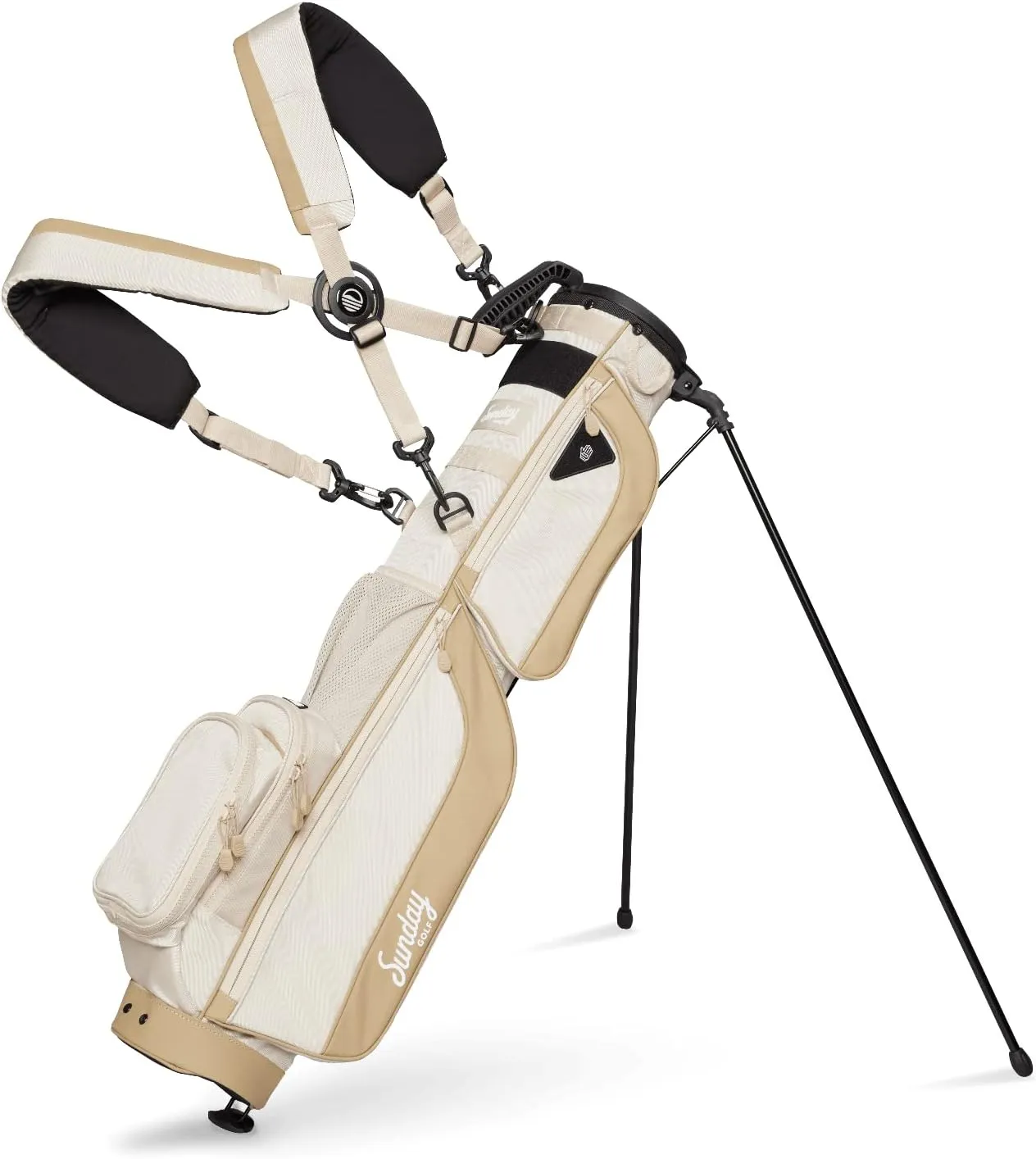 Sunday Golf Loma XL Bag - Lightweight Sunday Golf Bag with Strap and Stand – Easy to Carry Pitch n Putt Golf Bag – Golf Stand Bag for The Driving Range, Par 3 and Executive Courses, 3.4 pounds