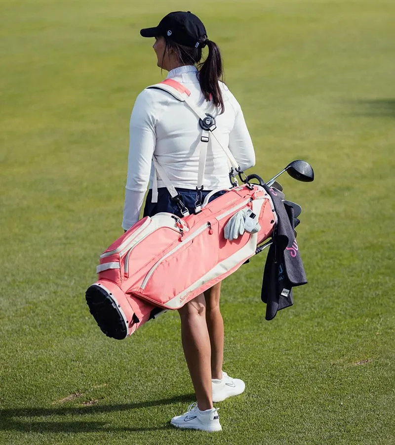 Sunday Golf Ryder Full Size Stand Golf Bag - Coral