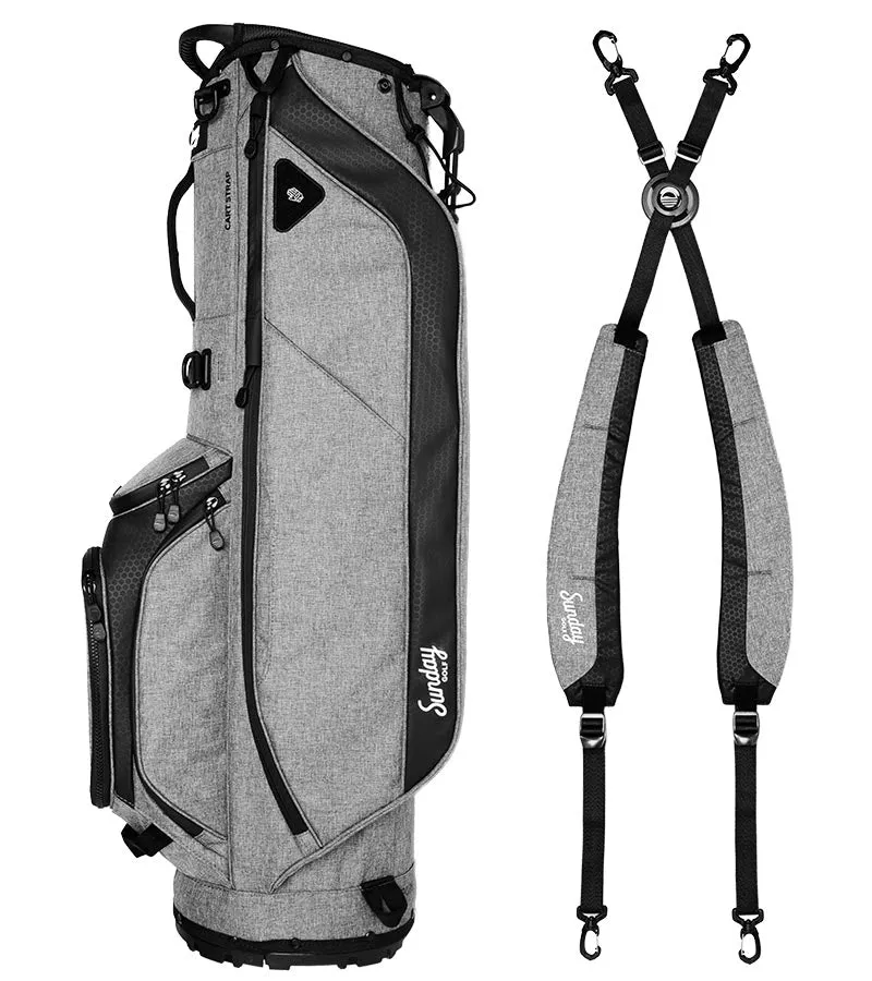 Sunday Golf Ryder Full Size Stand Golf Bag - Heather Gray