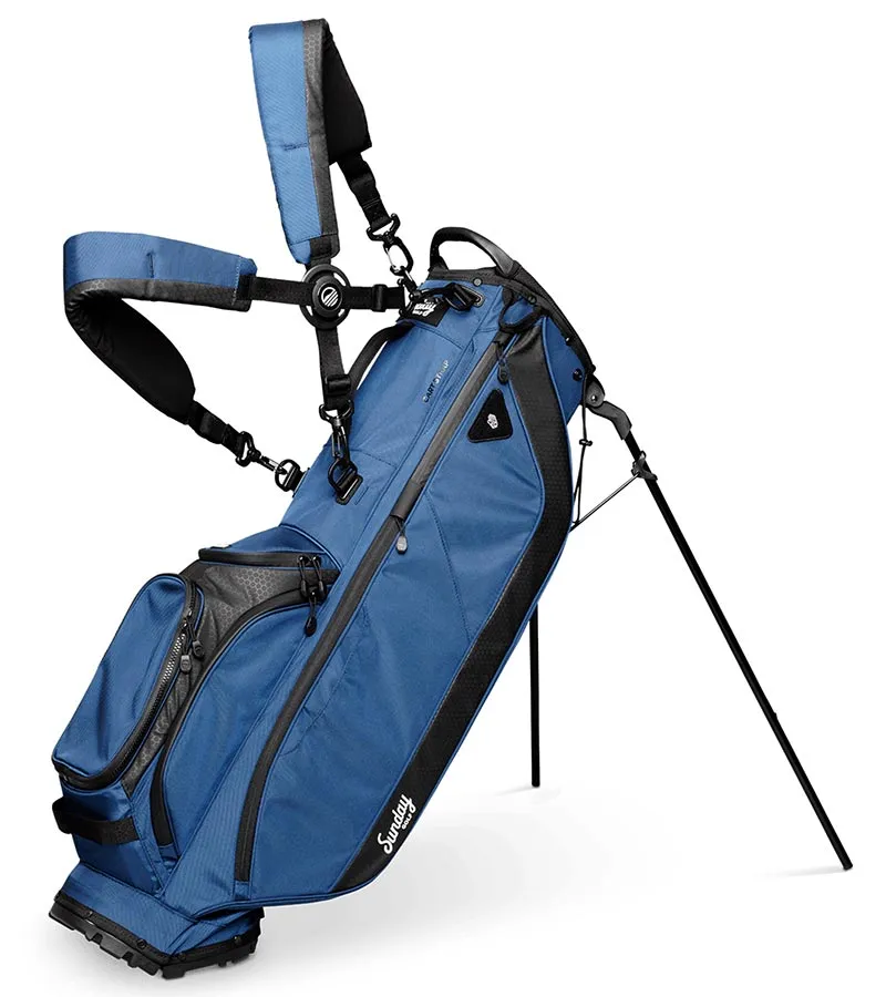 Sunday Golf Ryder Full Size Stand Golf Bag - Navy Blue