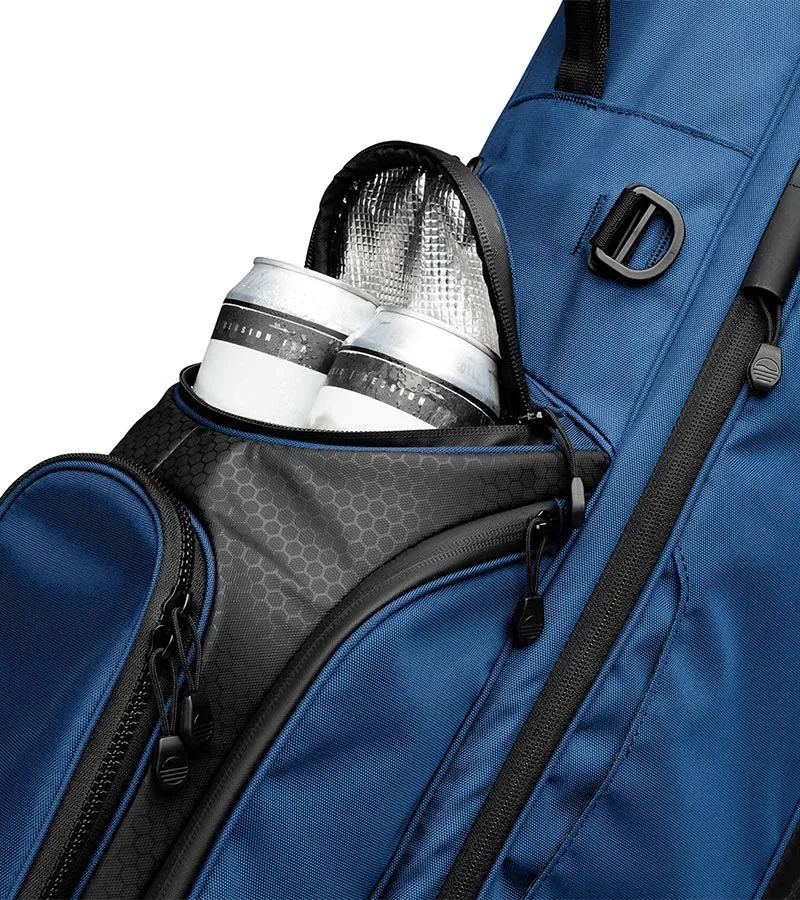 Sunday Golf Ryder Full Size Stand Golf Bag - Navy Blue