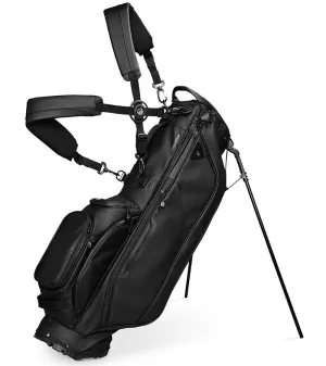 Sunday Golf Ryder S-Class Full Size Stand Golf Bag - Black Vegan Leather