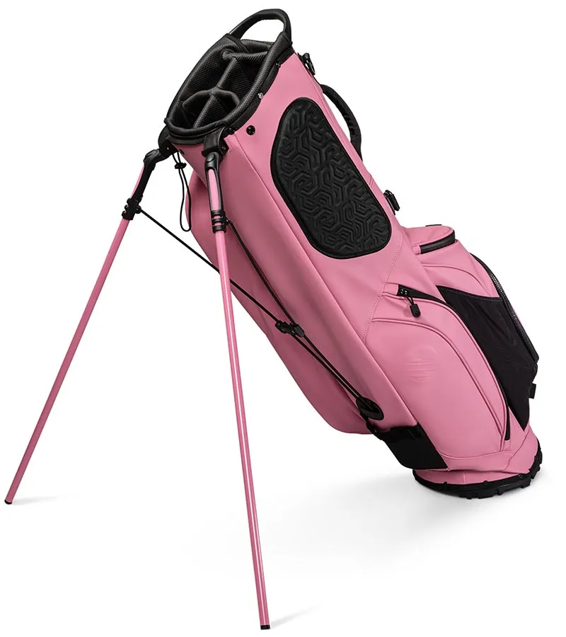 Sunday Golf Ryder S-Class Full Size Stand Golf Bag - Dusty Pink Vegan Leather