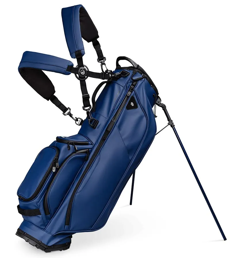 Sunday Golf Ryder S-Class Stand Golf Bag - Navy Vegan Leather
