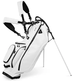 Sunday Golf Ryder S-Class Stand Golf Bag - White Vegan Leather