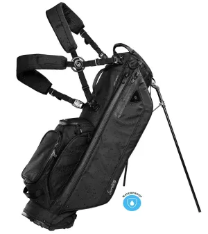 Sunday Golf Ryder Waterproof Full Size Stand Golf Bag - Storm Black