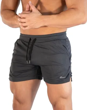 Surenow Mens Running Gym Shorts 3 Inch Breathable Lightweight Athletic Sport Shorts Training Workout Shorts with Pockets