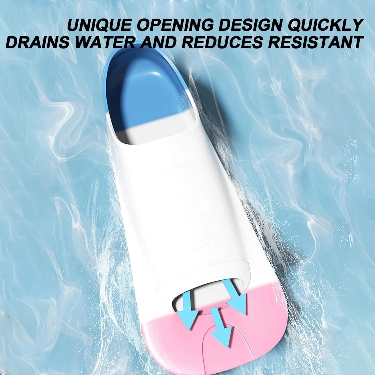 Swim Fins – Kids Swimming Flippers | Silicone Diving Fins | Comfortable Swimming Training Gear, Lightweight Portable Swim Equipment, Flippers with Storage Mesh Bag for Pool Scenario