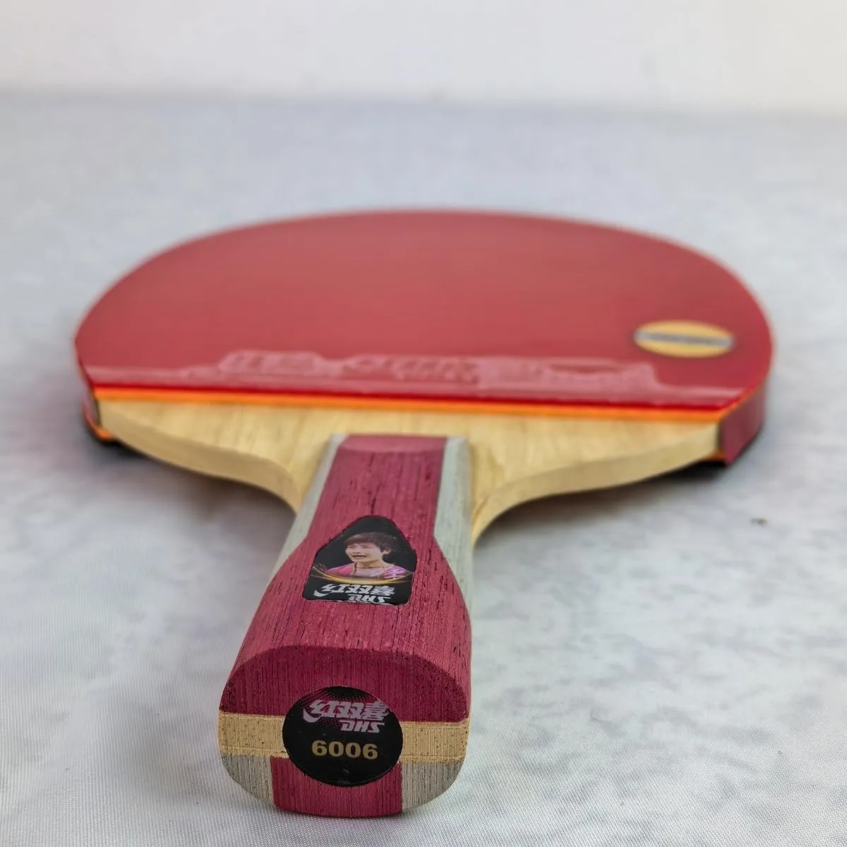 Table Tennis Racquets 4-9 Stars, Table Tennis Paddles with Double Happiness Sticky ITTF Aproved Hurricane 3/8 Rubber, Ping Pong Rackets with Bag or Case, for All Levels