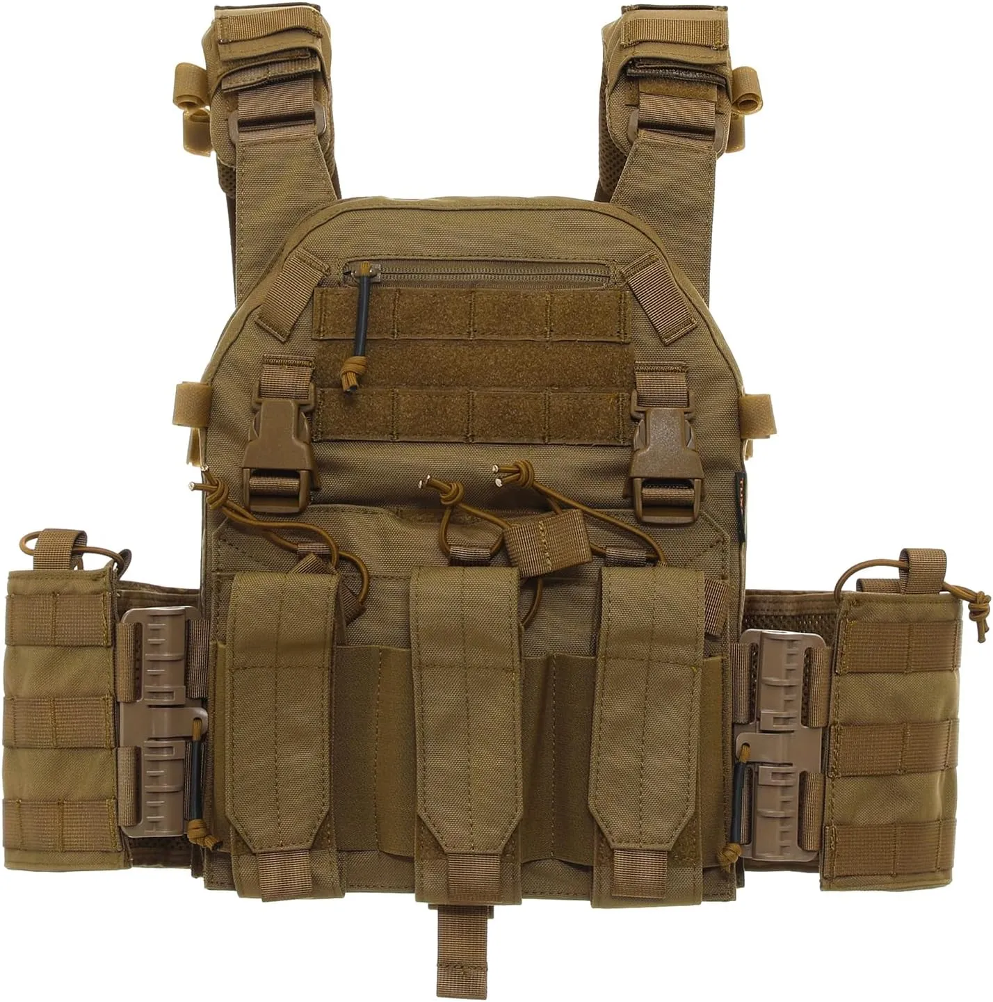 Tactical Molle Vest for Men Adjustable for Adult Airsoft Vest Military Training Hunting and Gaming