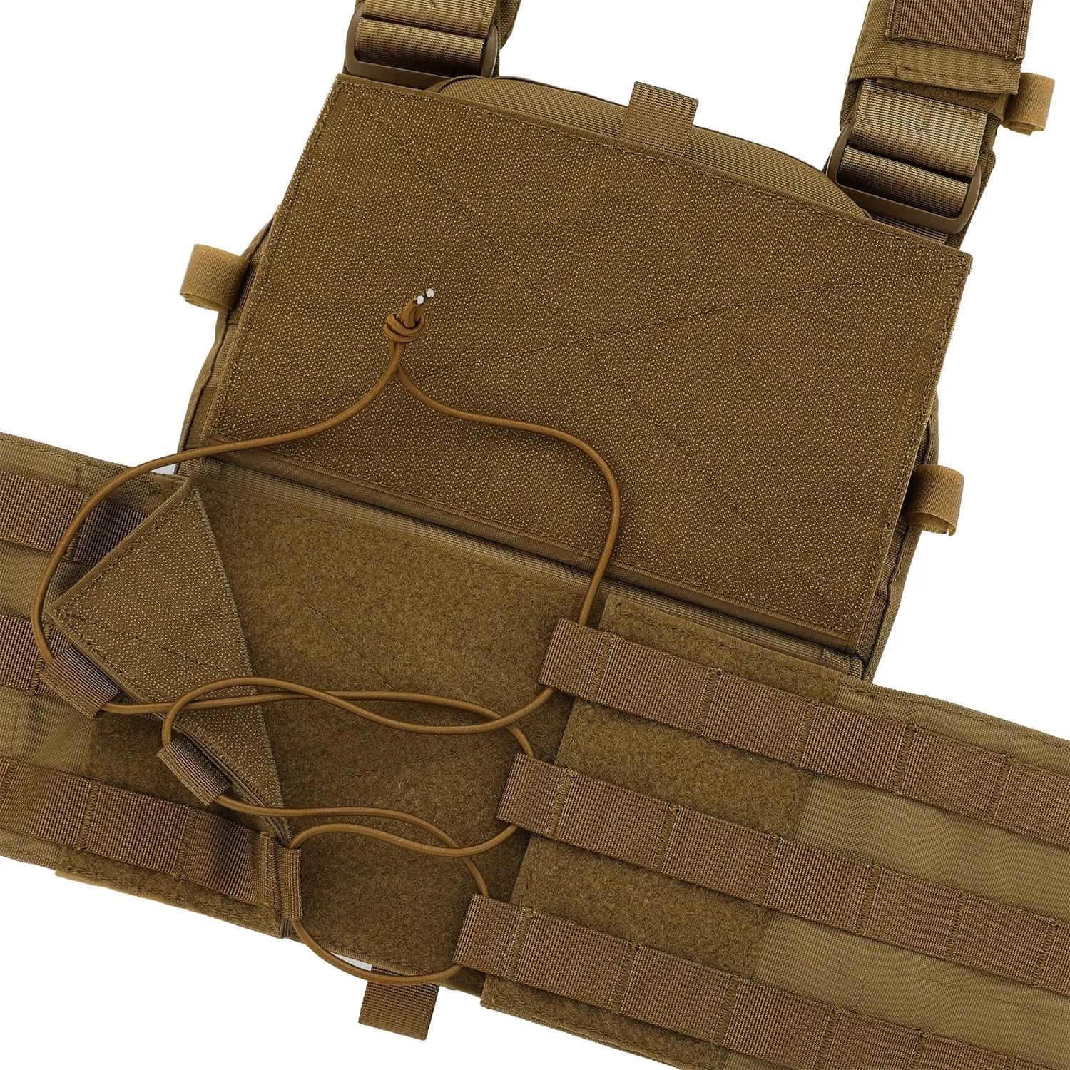 Tactical Molle Vest for Men Adjustable for Adult Airsoft Vest Military Training Hunting and Gaming