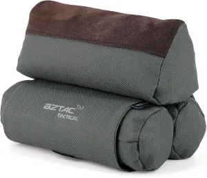Tactical Shooting Rest Bag Durable 600D Oxford Water Resistance with Soft Double Layer Cowhide Leather, Rifle Support Sand Bag Stand Holders for Shooting, Range, Outdoor and Hunting - Unfilled