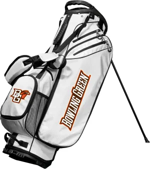 Team Golf NCAA Bowling Green Birdie Stand Golf Bag, Lightweight, 14-Way Club Divider, Spring Action Stand, Insulated Cooler Pocket, Velcro Glove and Umbrella Holder & Padded Handles