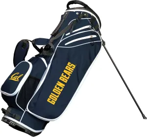 Team Golf NCAA Cal-Berkeley Birdie Stand Golf Bag, Lightweight, 14-Way Club Divider, Spring Action Stand, Insulated Cooler Pocket, Velcro Glove and Umbrella Holder & Padded Handles