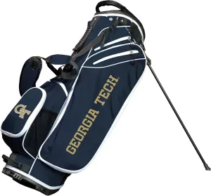Team Golf NCAA Georgia TECH Birdie Stand Golf Bag, Lightweight, 14-Way Club Divider, Spring Action Stand, Insulated Cooler Pocket, Velcro Glove and Umbrella Holder & Padded Handles