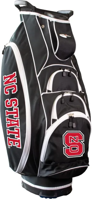 Team Golf NCAA Lightweight, 10-Way Club Divider, Spring Action Stand, Insulated Cooler Pocket, Velcro Glove and Umbrella Holder & Lift Assist Handles