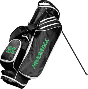 Team Golf NCAA Marshall Birdie Stand Golf Bag, Lightweight, 14-Way Club Divider, Spring Action Stand, Insulated Cooler Pocket, Velcro Glove and Umbrella Holder & Padded Handles