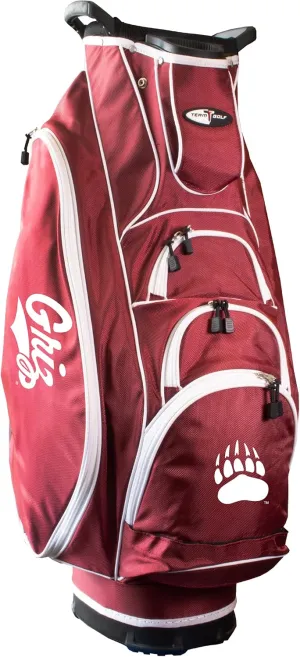 Team Golf NCAA Montana Albatross Golf Bag Lightweight, 10-Way Club Divider, Spring Action Stand, Insulated Cooler Pocket, Velcro Glove and Umbrella Holder & Lift Assist Handles