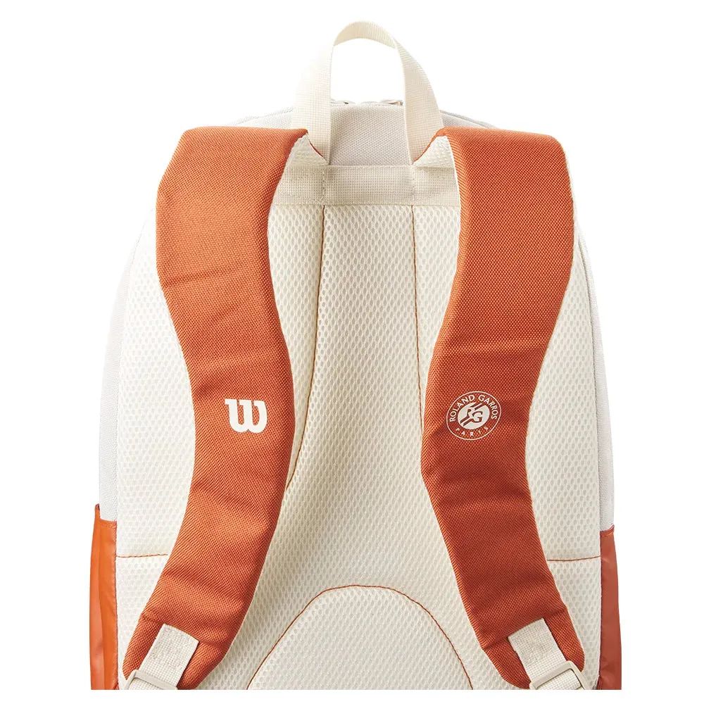 Team Roland Garros 2025 Tennis Backpack Cream and Clay