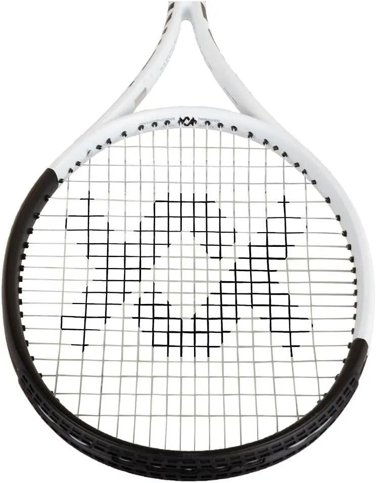 Team Speed Prestrung White and Black Tennis Racquet