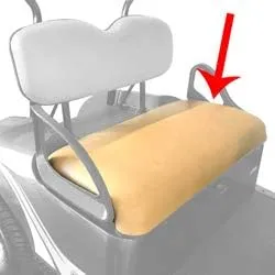 Technical Precision Replacement for EZGO/Cushman/TEXTRON SEAT Bottom Cover | TAN for Electric TXT Fleet 2015 Golf CART