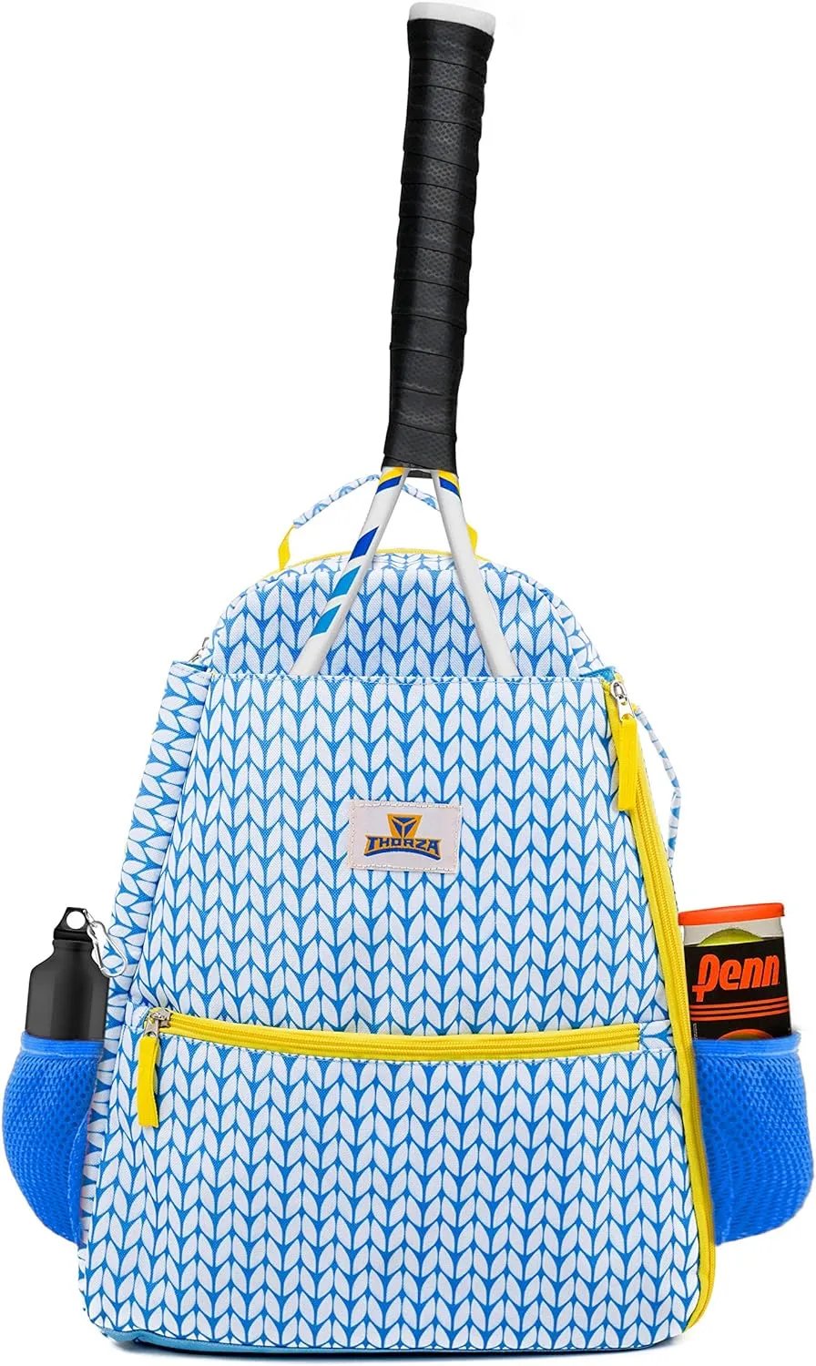Tennis Racket Backpack for Women – Lightweight Tennis Bag Stores 2 Rackets, Balls, and Sports Gear – Backpack