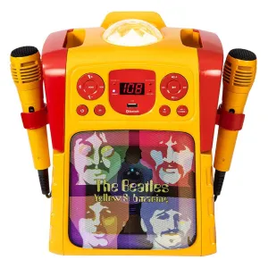 The Beatles Yellow Submarine Karaoke Speaker with Light Show and 2 Microphones