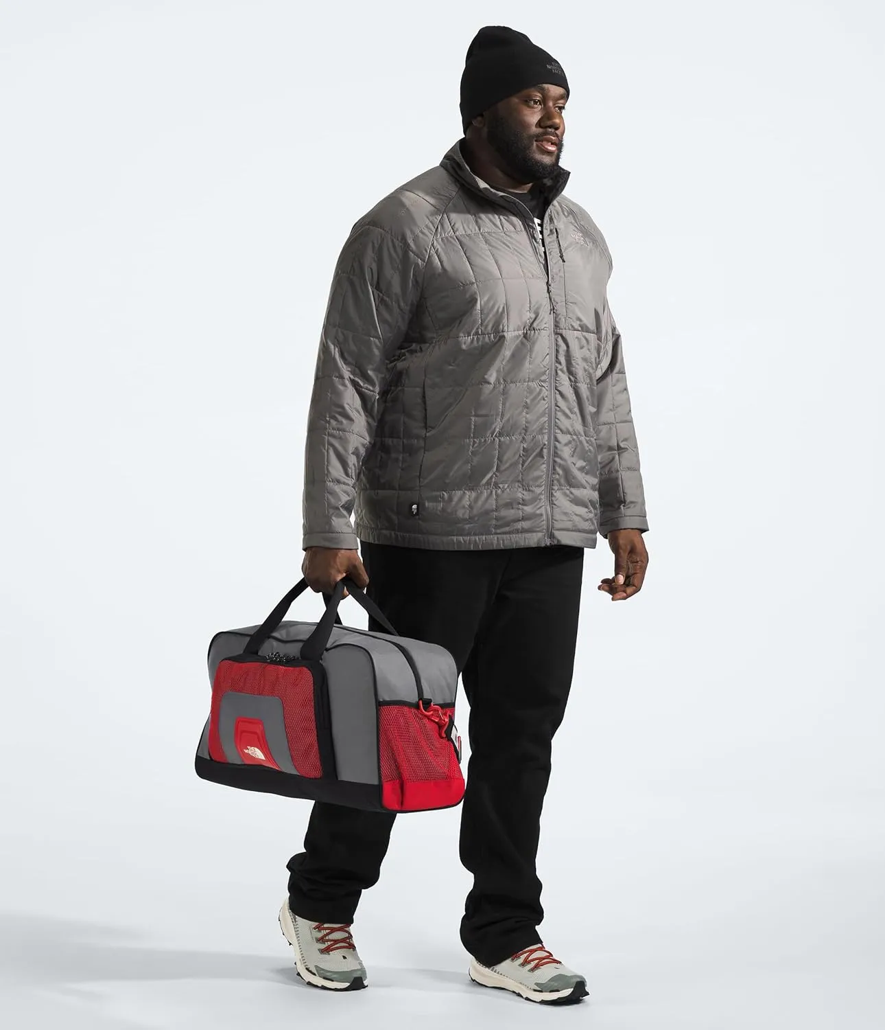 THE NORTH FACE Y2K Duffel, Smoked Pearl/TNF Red/TNF Black, One Size