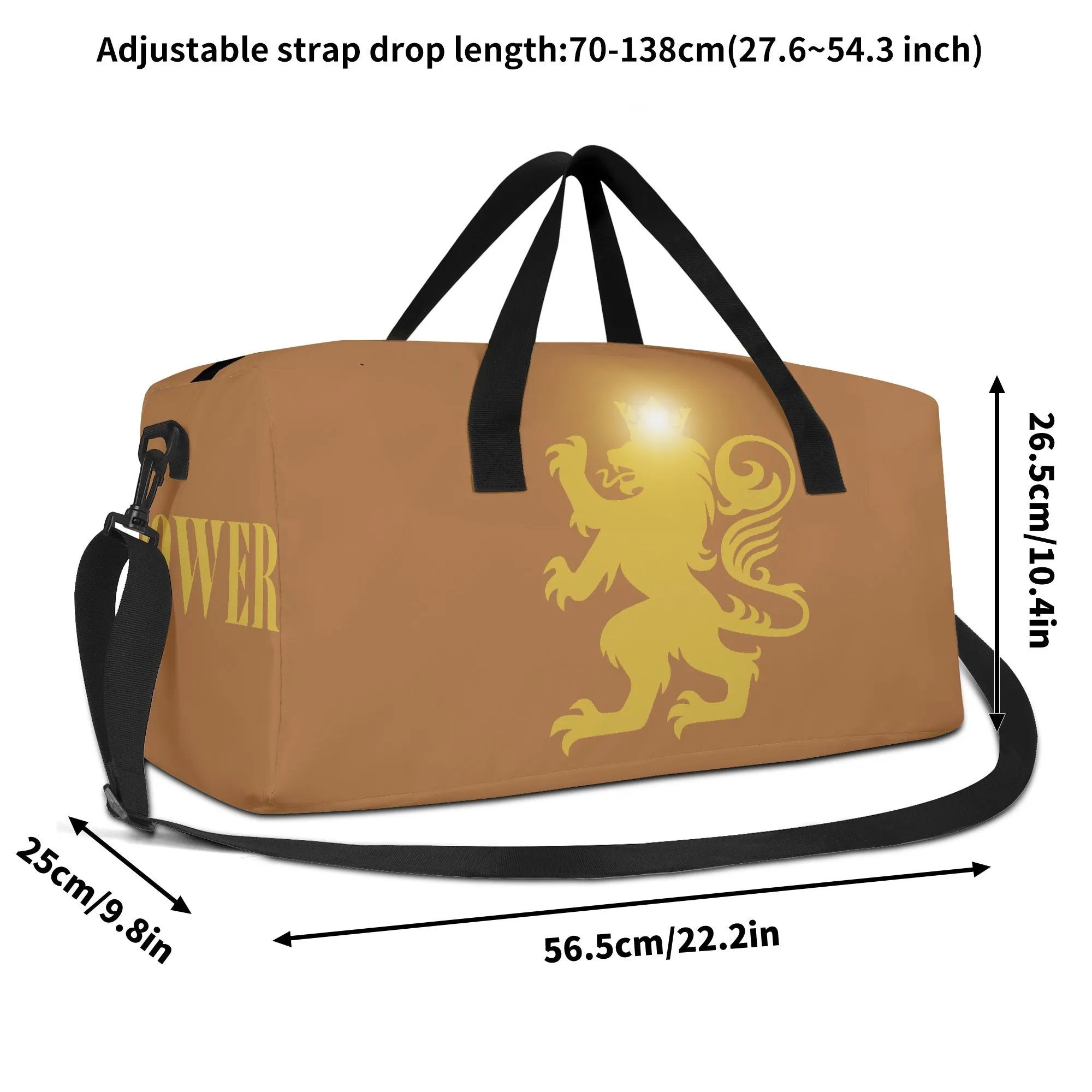 The Royal Lion’s Power Duffel Bag – Carry Strength. Move Like Royalty.