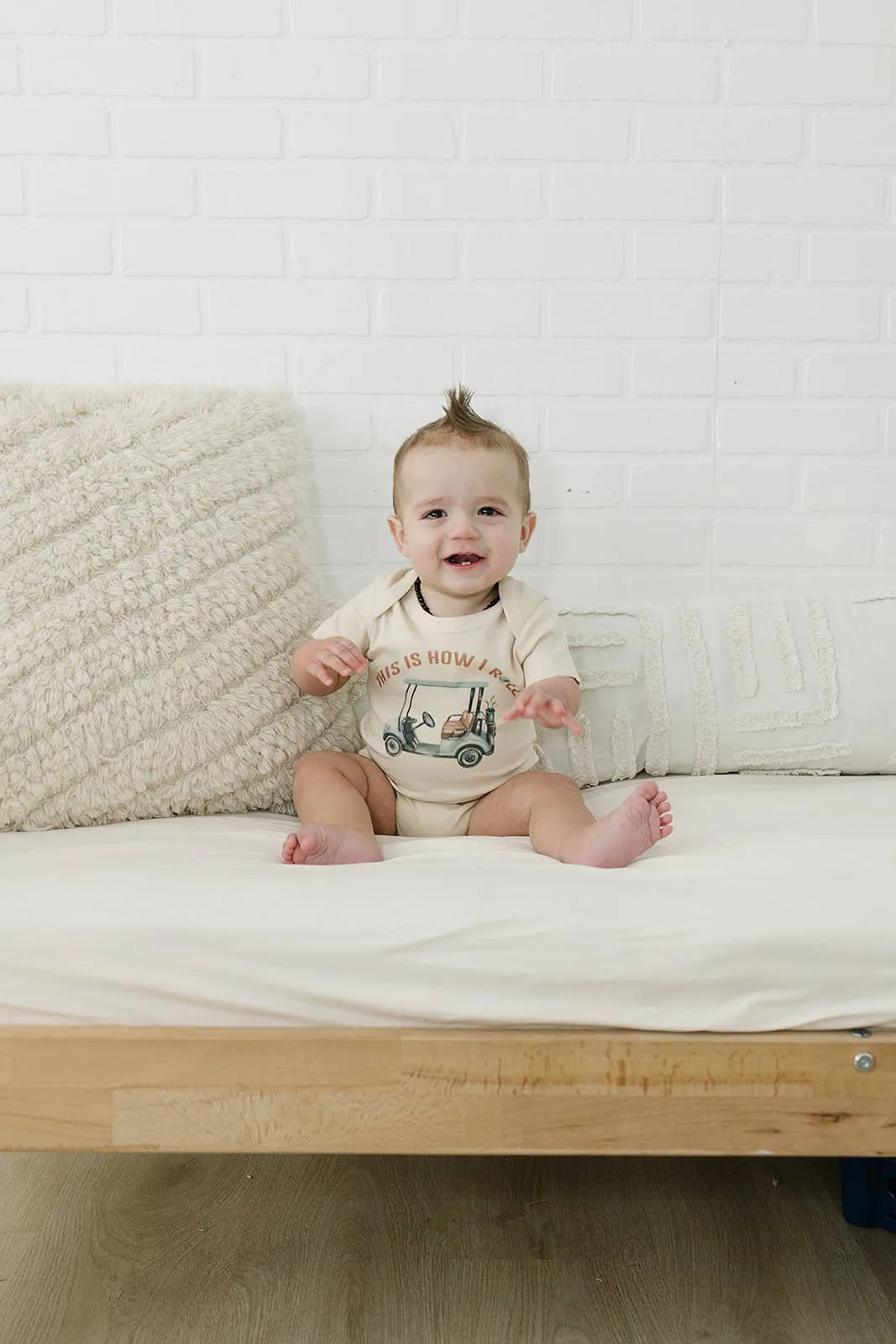 This is How I Roll Golf Organic Baby Onesie & Toddler Tee