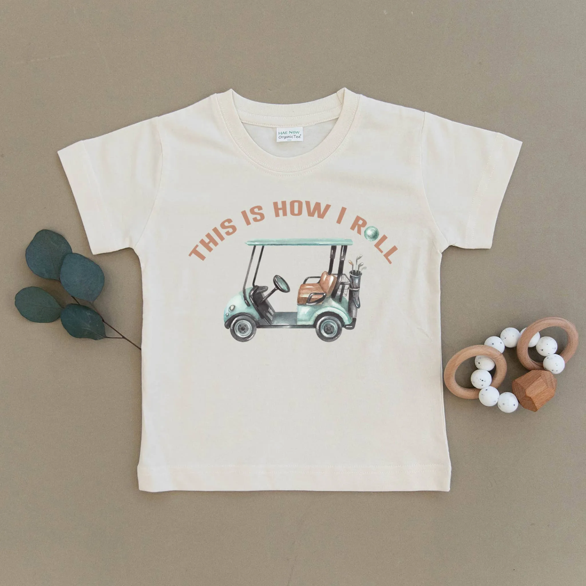 This is How I Roll Golf Organic Baby Onesie & Toddler Tee