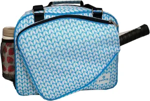 Thorza Pickleball Bag for Women with Paddle Holder, Mesh Side Pocket, Large Inner Storage, Carry Handle, and Adjustable Shoulder Strap, Sports Equipment for Amateurs and Pros