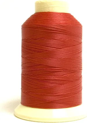 Thread, Polyester Coats Bonded Polyester Thread-4 oz. Spools Red (Bishop Red) - Size DB-92 T-90