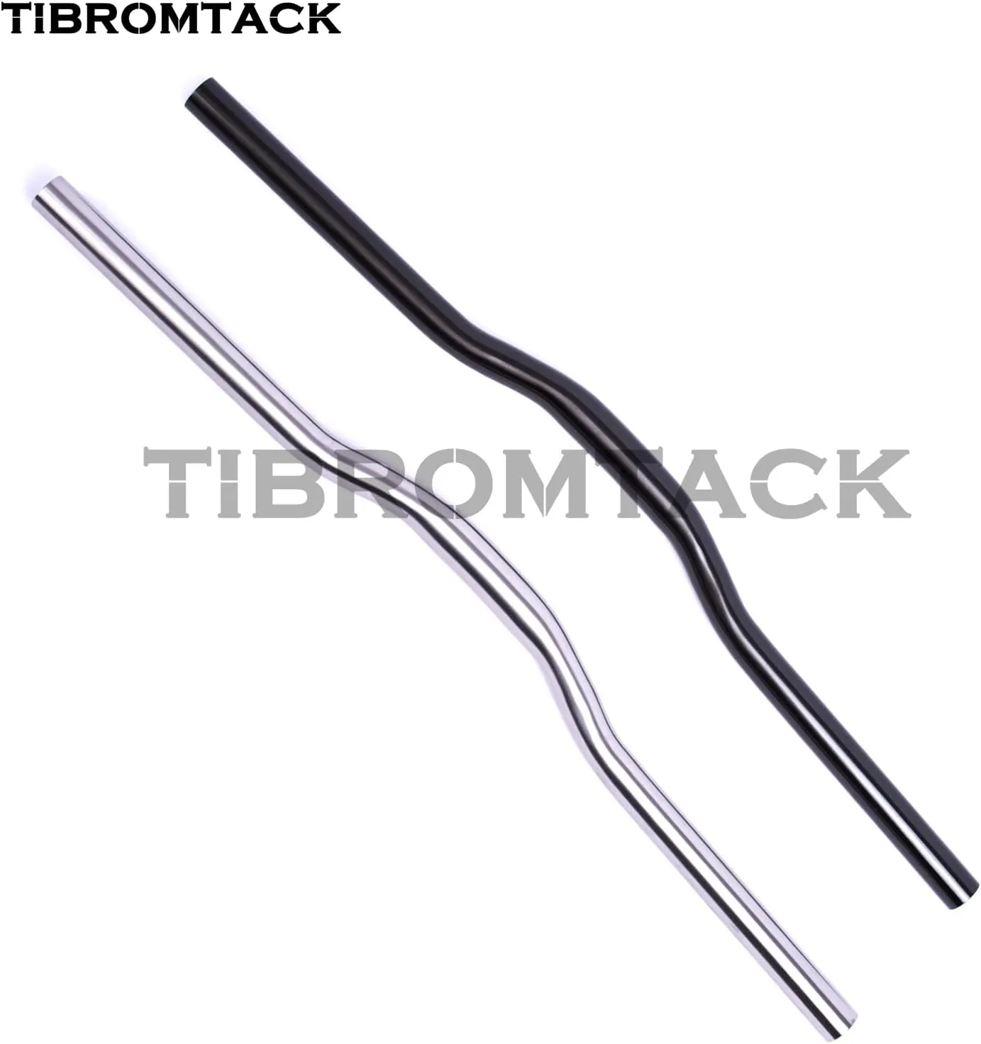 Titanium Handle Bar for Brompton bicycle 7° Riser 25.4mm can fit w3 Sixty Folding Bike Lightweight (TITANIUM COLOR, 600)