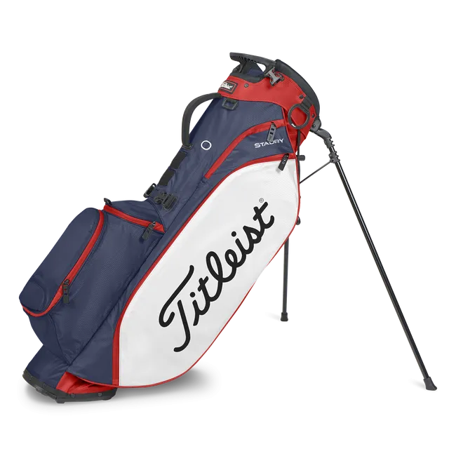 Titleist Golf Bag | Players 4 StaDry | Navy/White/Red