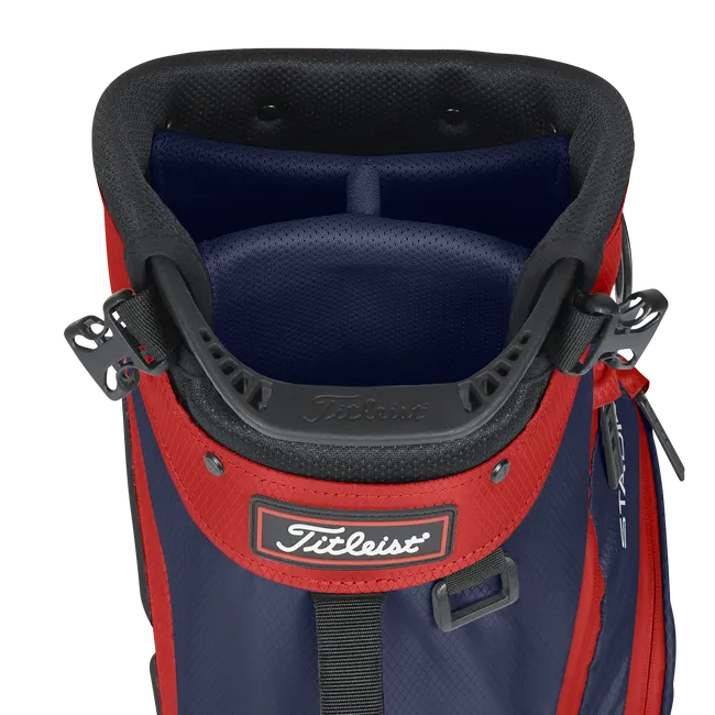 Titleist Golf Bag | Players 4 StaDry | Navy/White/Red