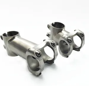TiTo Titanium Bicycle Stem Bike Stem MTB Mountain Road Handlebar Stem 25.4mm/31.8mm X Length 50/60/70/80/90/100/110/120mm (‖ Style 31.8mm, Length 100mm)
