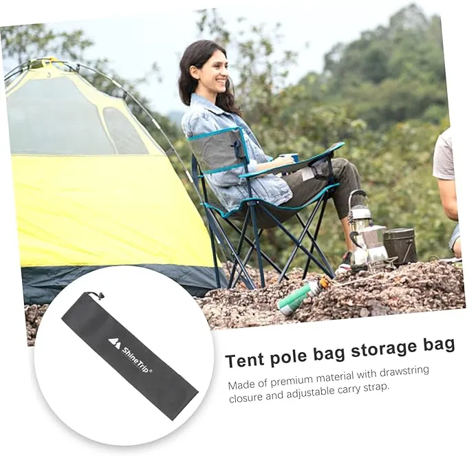 Toddmomy 2PCS Tent Pole Bag Fishing Rod Bag Tent Pole Storage Bag Outdoor Awning Portable Clothesline Hiking Poles Bag Pole Carry Bag Portable Storage Pouch Fishing Rod Pouch Camping Cane