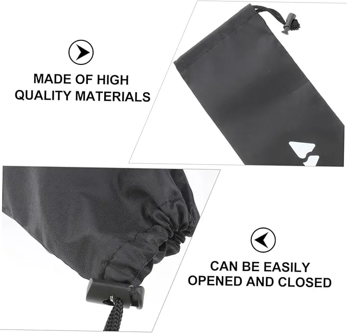 Toddmomy 2PCS Tent Pole Bag Fishing Rod Bag Tent Pole Storage Bag Outdoor Awning Portable Clothesline Hiking Poles Bag Pole Carry Bag Portable Storage Pouch Fishing Rod Pouch Camping Cane