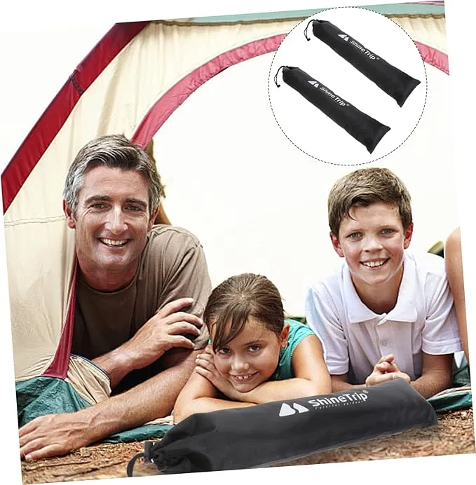 Toddmomy 2PCS Tent Pole Bag Fishing Rod Bag Tent Pole Storage Bag Outdoor Awning Portable Clothesline Hiking Poles Bag Pole Carry Bag Portable Storage Pouch Fishing Rod Pouch Camping Cane