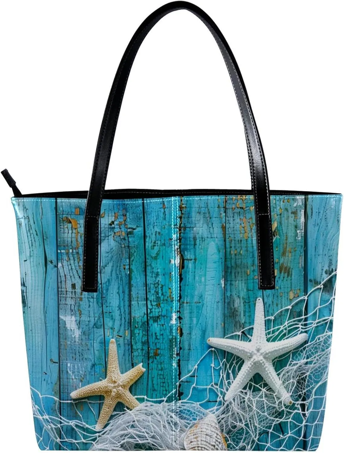 Tote Bag, Large Tote Bag, Women's Tote Handbags, Marine Color Coral, Womens Tote Bag
