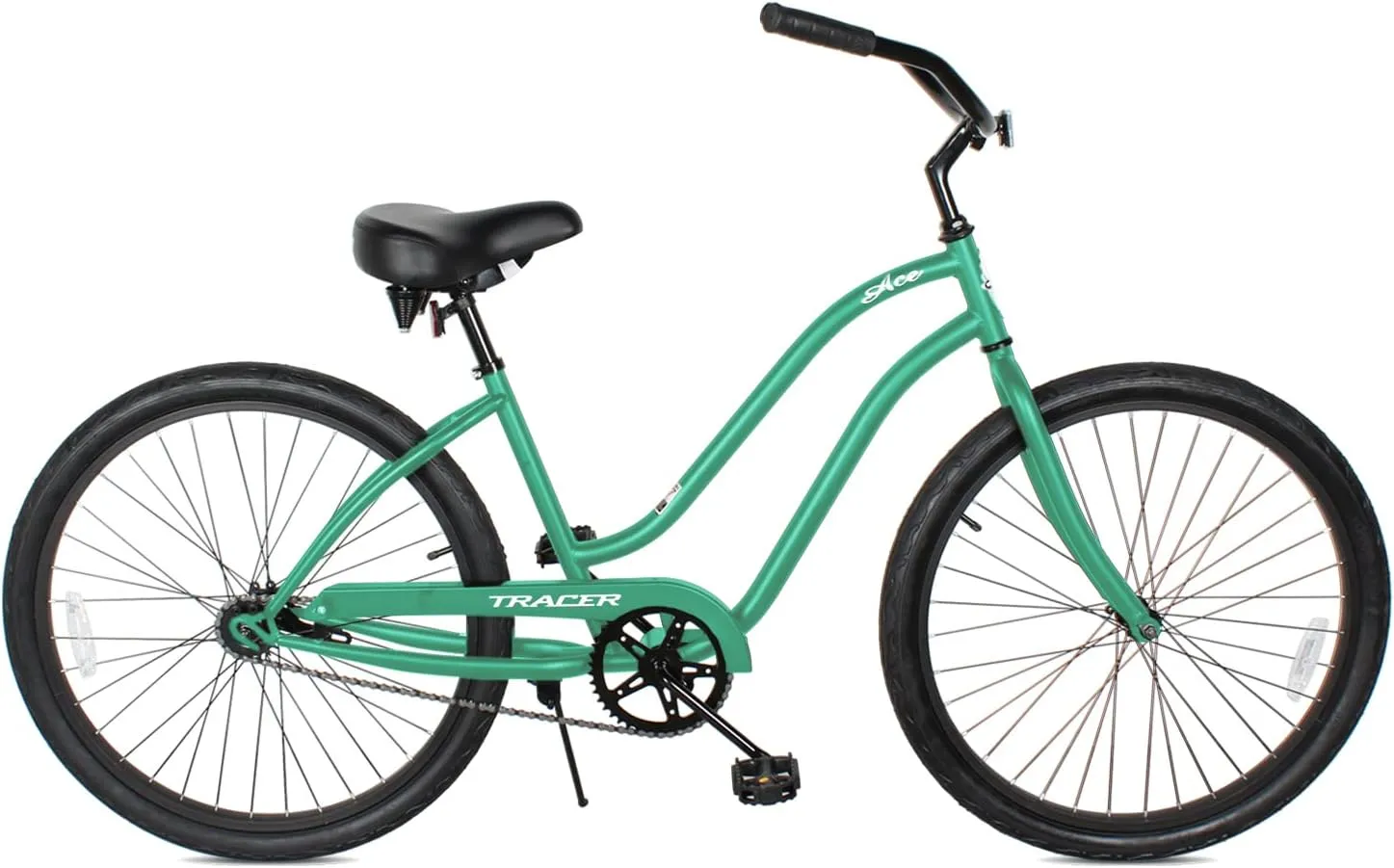 Tracer ACE 26in Single Speed Beach Cruiser Bike with Coaster Brake for Mens and Womens -Multiple Colors