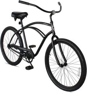 Tracer ACE 26in Single Speed Beach Cruiser Bike with Coaster Brake for Mens and Womens -Multiple Colors