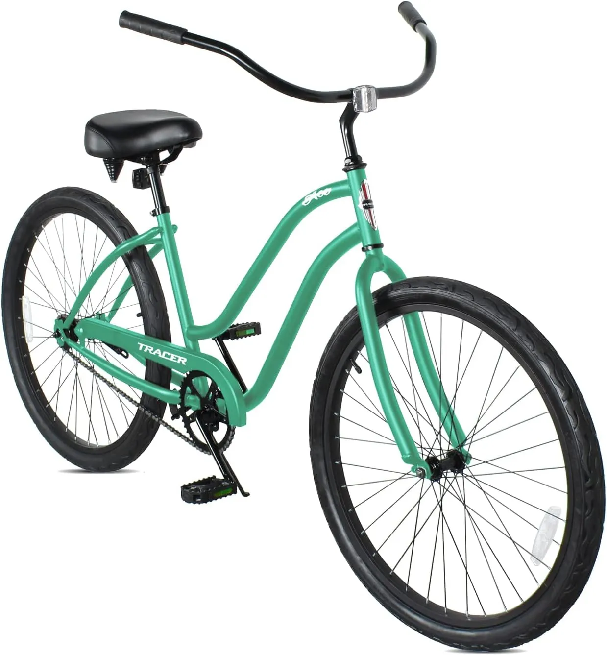 Tracer ACE 26in Single Speed Beach Cruiser Bike with Coaster Brake for Mens and Womens -Multiple Colors