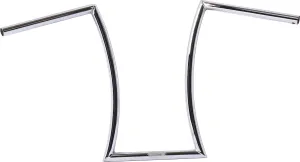 Tracer Hi-Rise U-Type Steel Handlebar, Width:800* Rise:380* Clamp Size: 7/8 Inch (22.2mm) HB-TB-U800-380-BK (Chrome)
