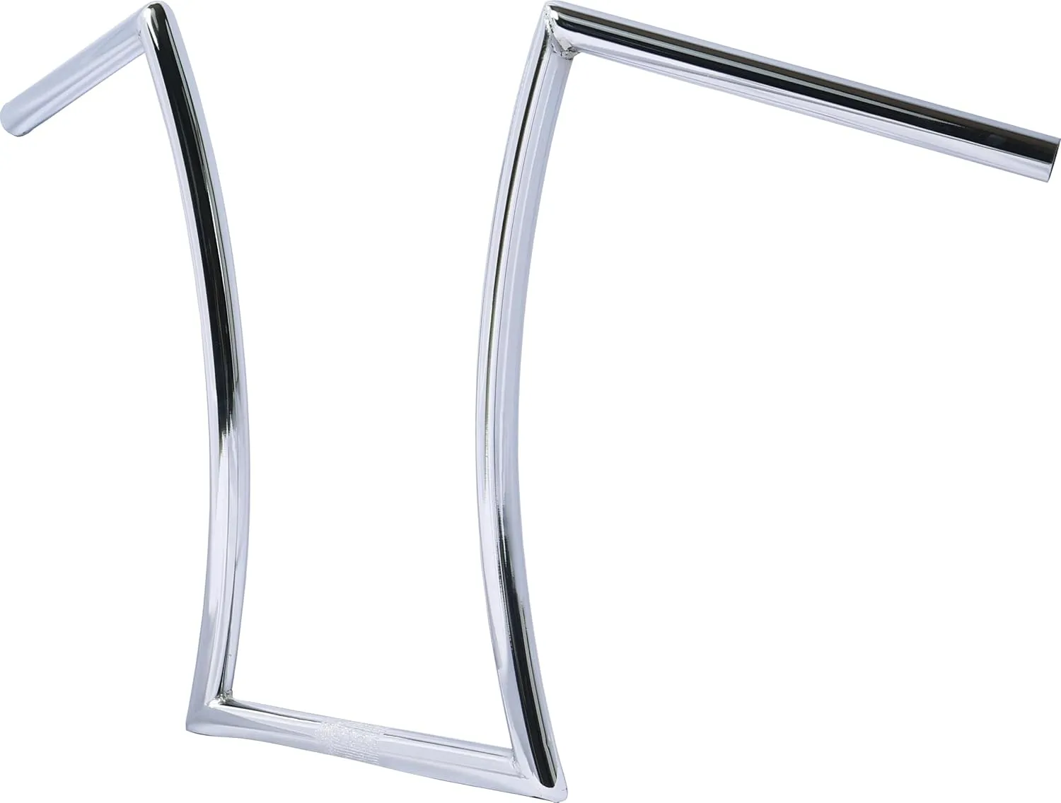Tracer Hi-Rise U-Type Steel Handlebar, Width:800* Rise:380* Clamp Size: 7/8 Inch (22.2mm) HB-TB-U800-380-BK (Chrome)